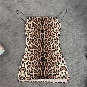 Cheetah print dress
